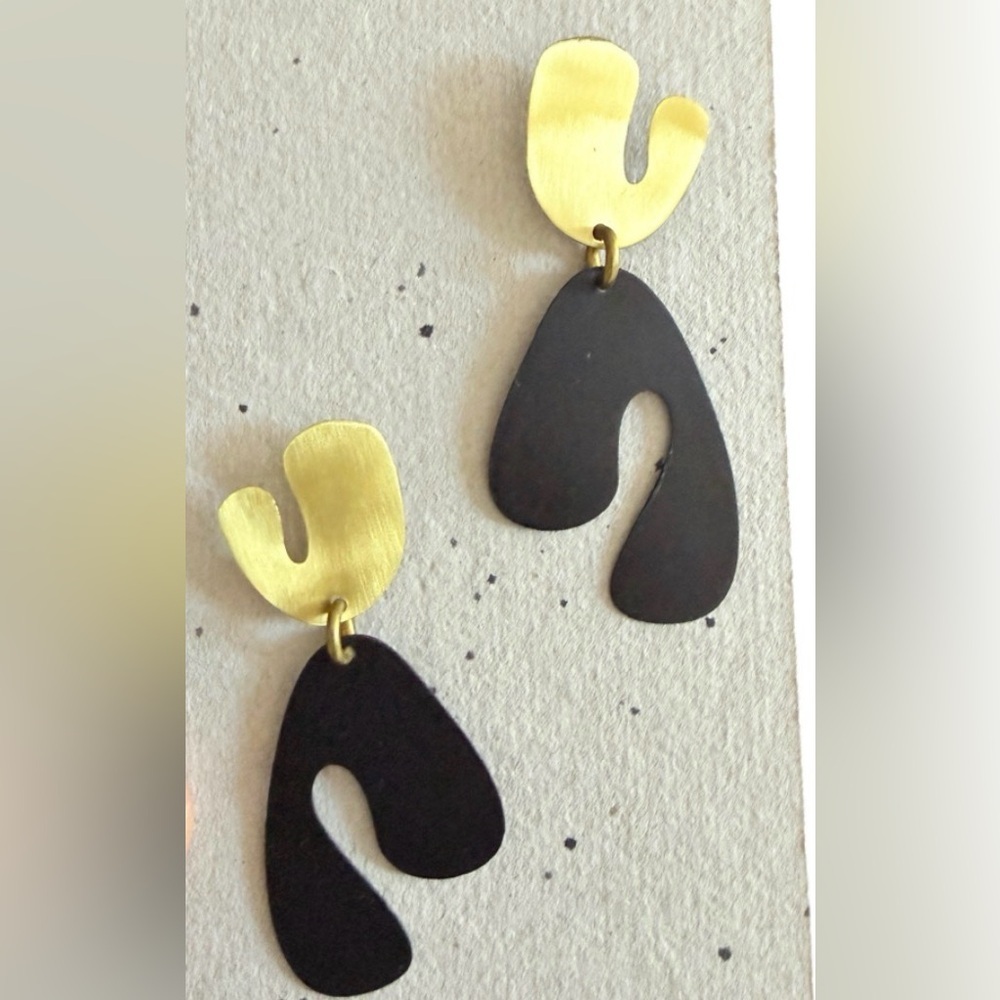 Sibilia Jewelry Fauvism Earrings Black/Gold